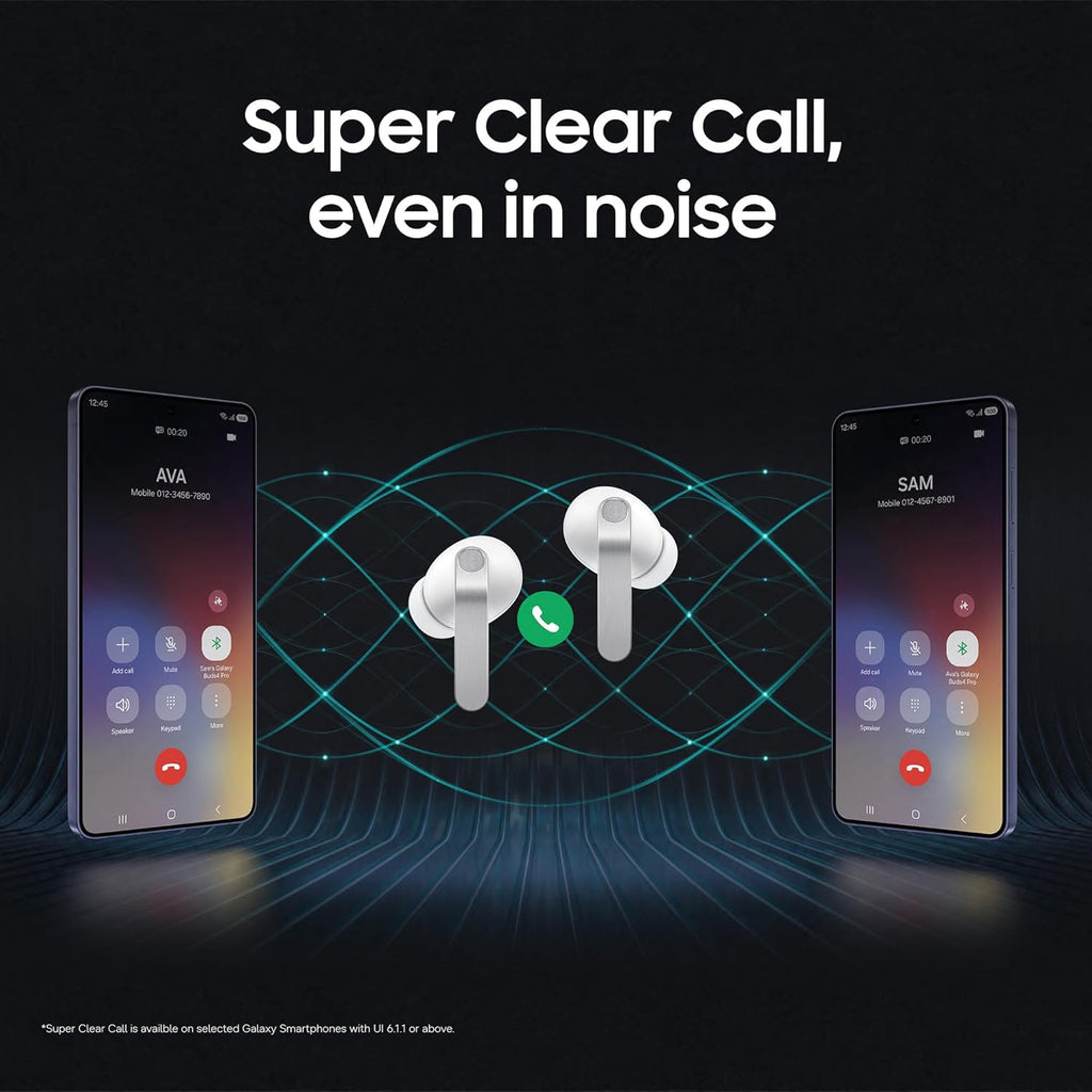Samsung Galaxy Buds4 Pro Wireless Bluetooth Earbuds – Black (UK Version)