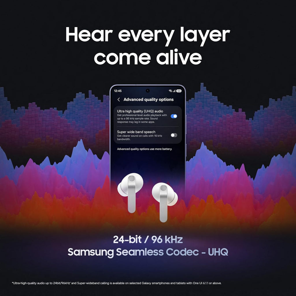 Samsung Galaxy Buds4 Pro Wireless Bluetooth Earbuds – Black (UK Version)