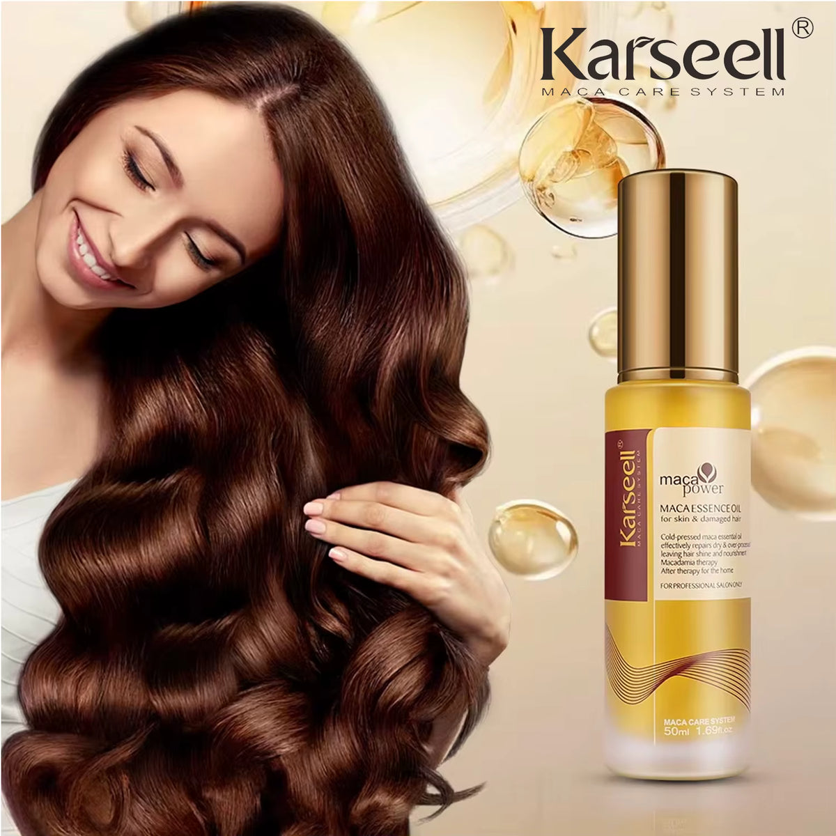 Karseell Hair Oil Moroccan Argan Oil 50ml – Brand New