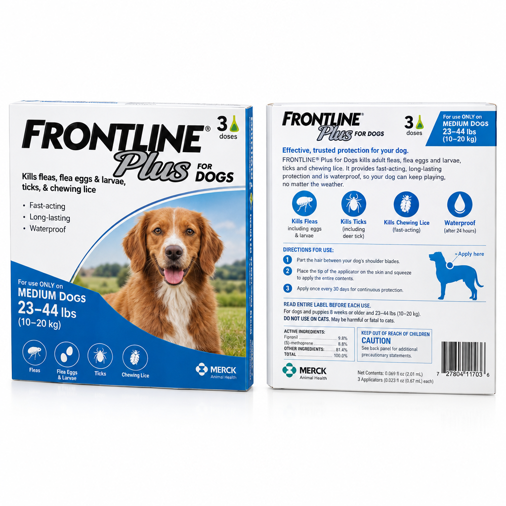 FRONTLINE Plus Packaging
