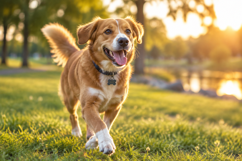 Happy Medium Dog