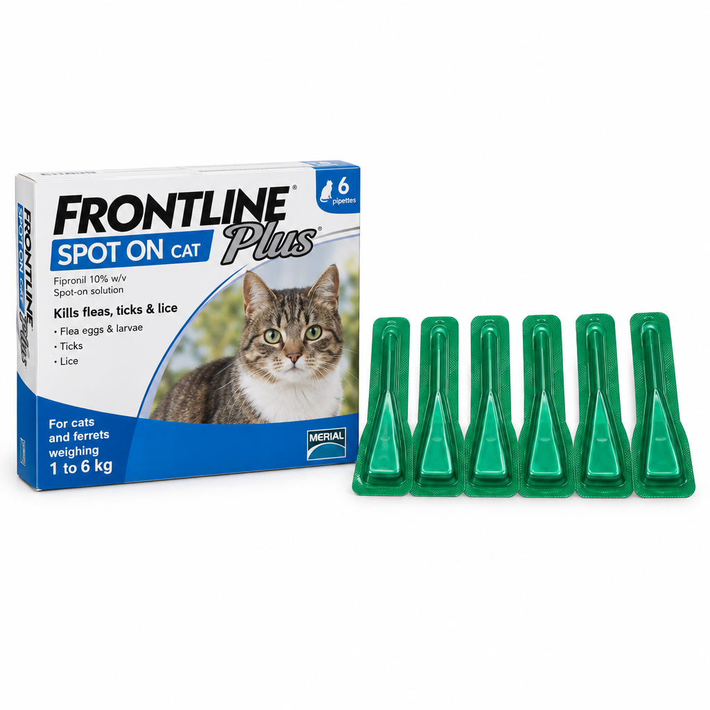 FRONTLINE Spot On Plus – 6 Pipettes with Box