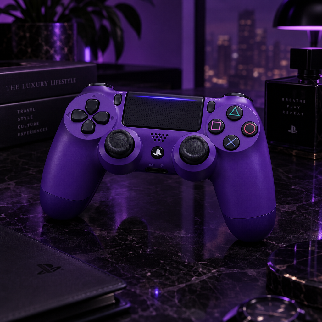 Sony DualShock 4 Electric Purple – Lifestyle Shot