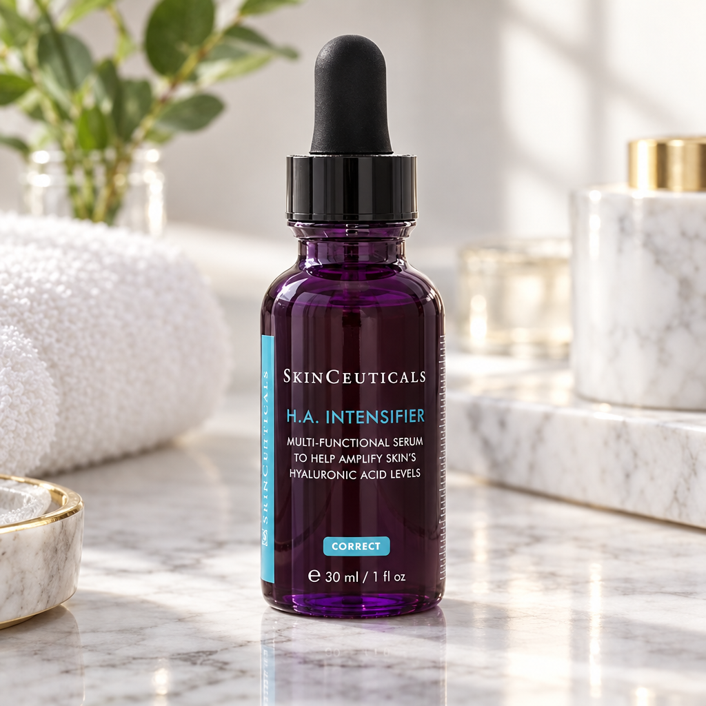 SkinCeuticals H.A. Intensifier on marble surface lifestyle shot
