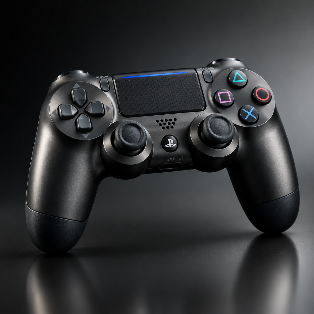 Sony PS4 DualShock 4 Steel Black Controller - Lifestyle