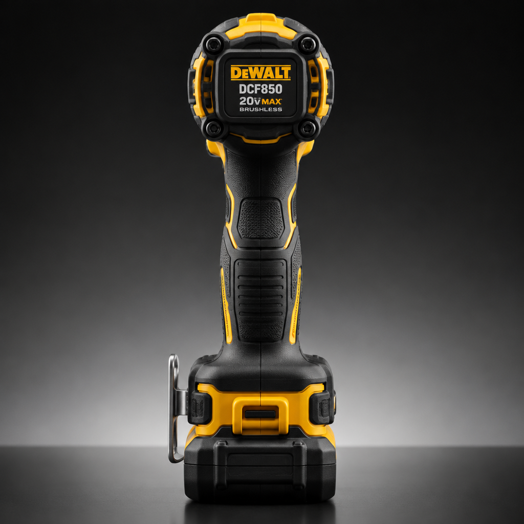 DEWALT DCF850 20V MAX Brushless Impact Driver - Back View