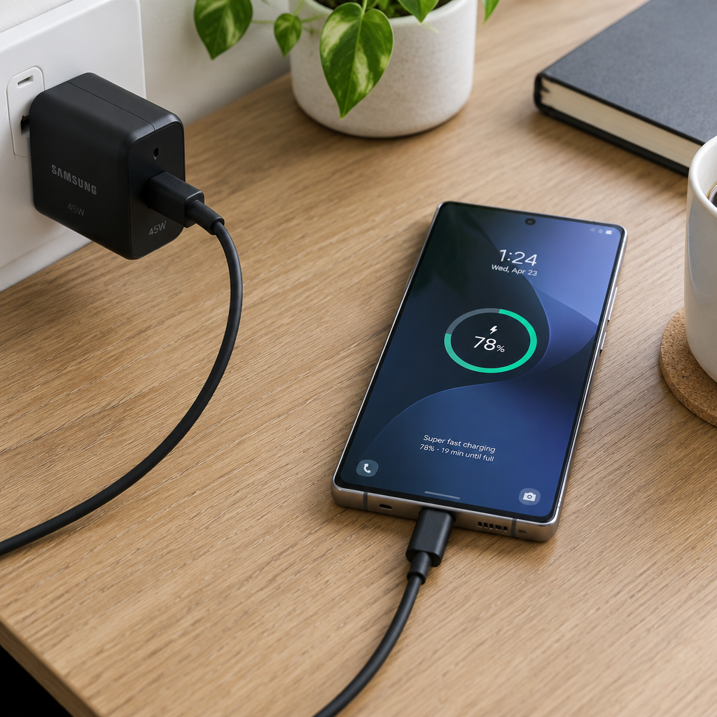 Samsung 45W Charger Lifestyle