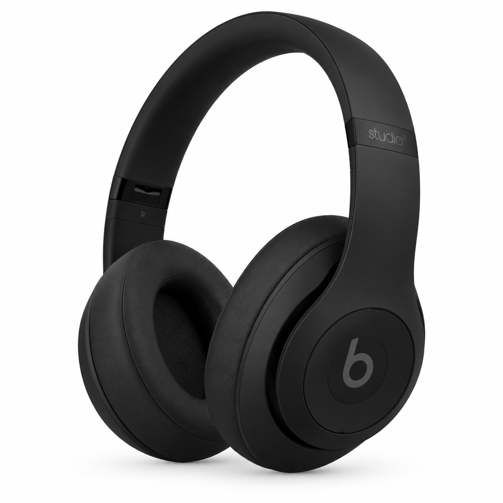 Beats Studio3 Wireless Full Black angled view