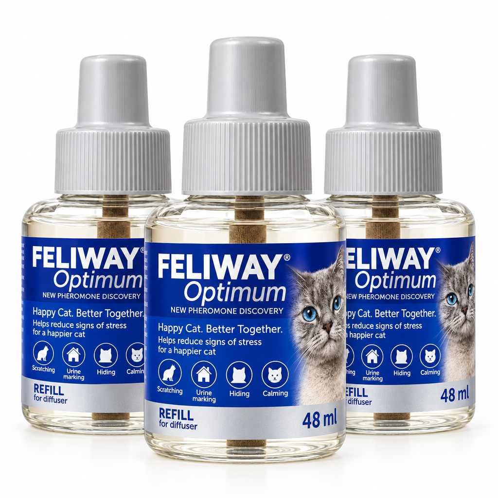 Feliway Optimum 3-pack value bundle 3 x 48ml