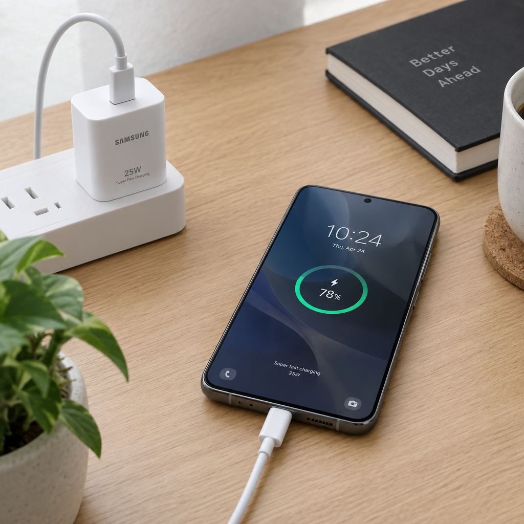 Samsung 25W Charger Lifestyle