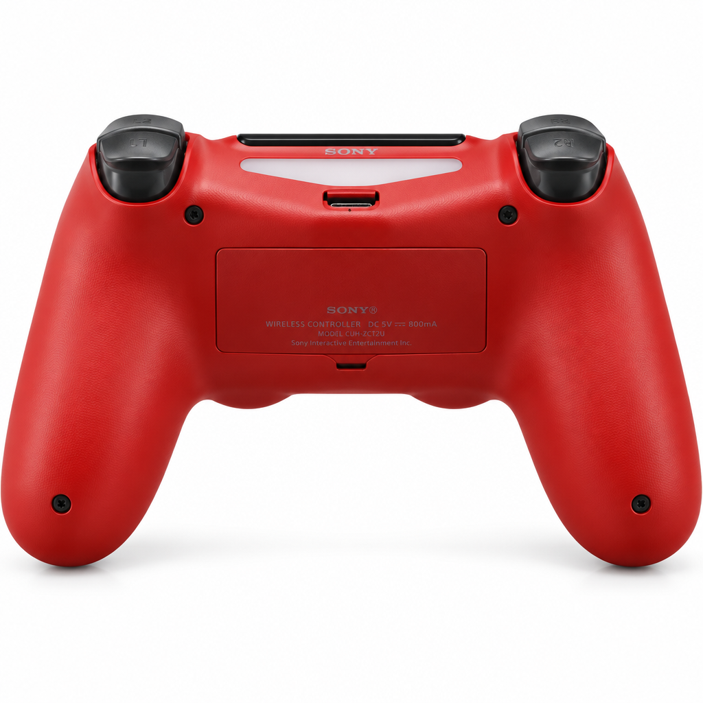 Sony DualShock 4 Red Controller – Rear View