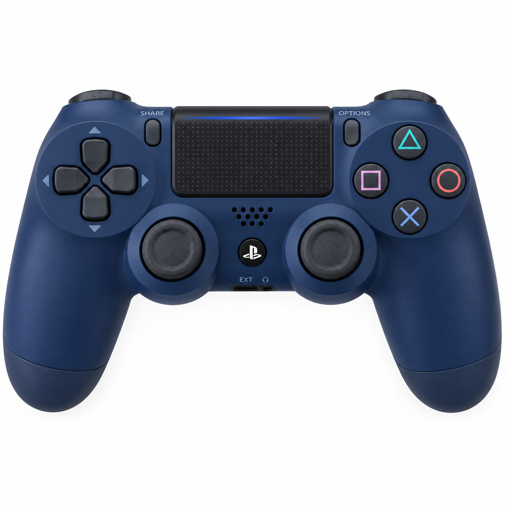Sony DualShock 4 V1 Navy Blue Controller - Top Down View