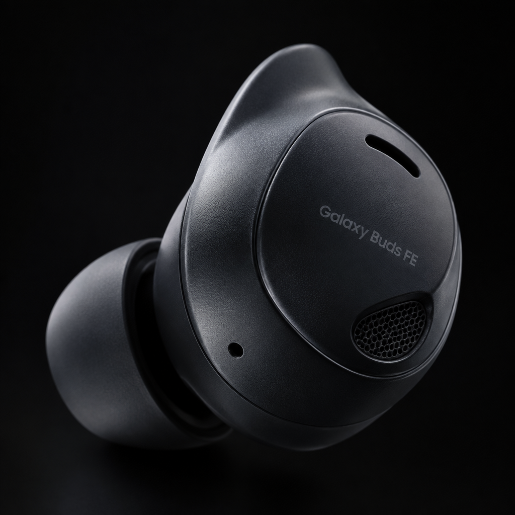 Samsung Galaxy Buds FE earbud close-up