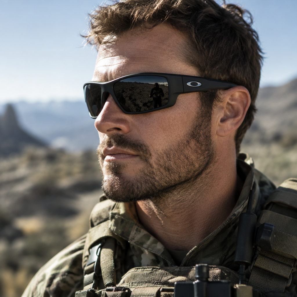 Oakley SI Fuel Cell Blackside Prizm Black Polarized – Lifestyle Tactical Shot
