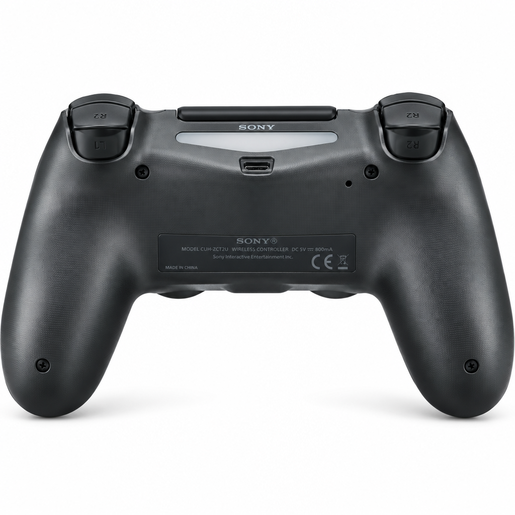 Sony DualShock 4 Steel Black Controller - Back View