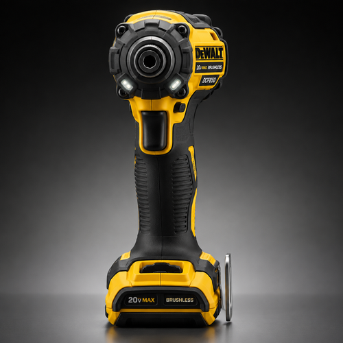 DEWALT DCF850 20V MAX Brushless Impact Driver - Front View