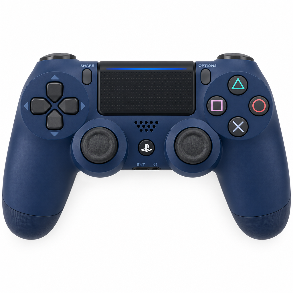 Sony DualShock 4 Midnight Blue Controller - Top Down View