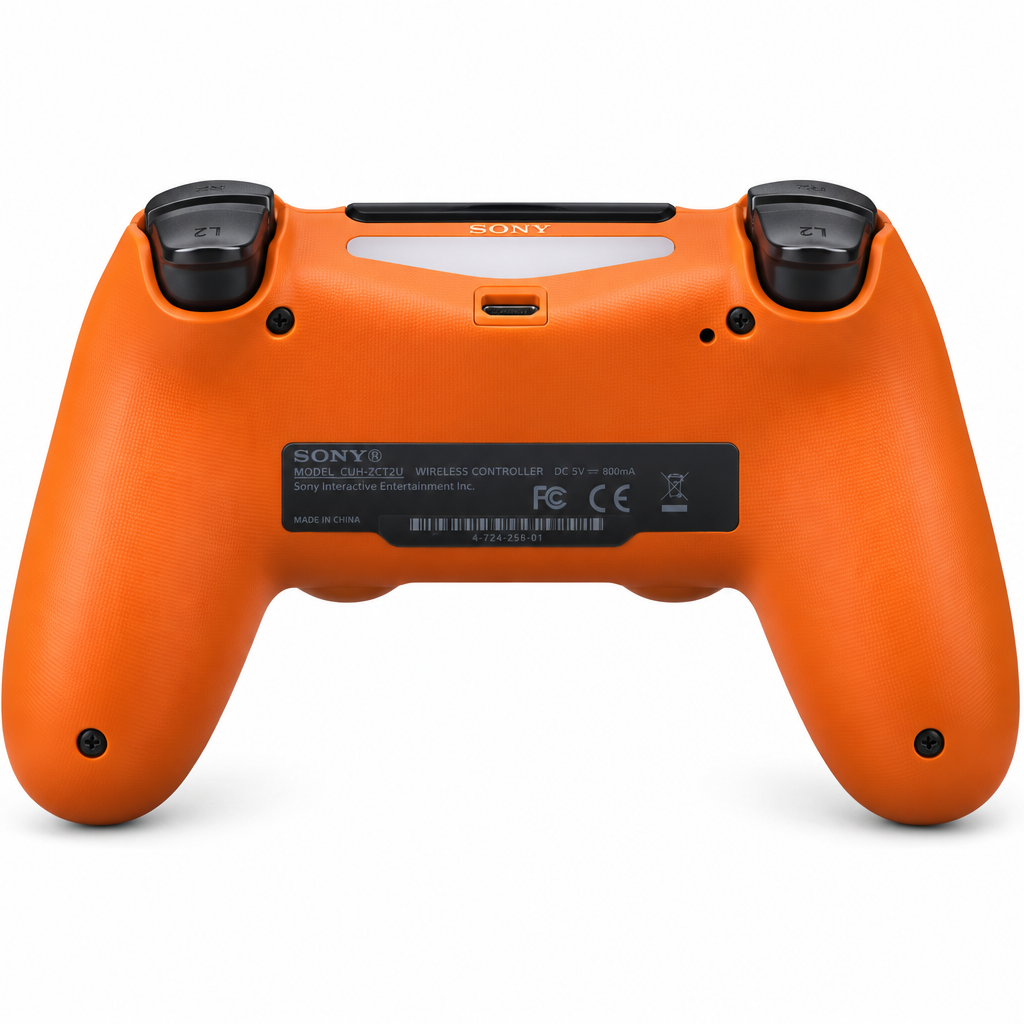 Sony DualShock 4 Sunset Orange – Rear View