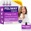 FELIWAY Classic 3 pack purple box with white refill bottle - product shot