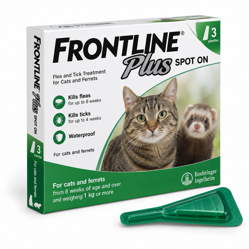 FRONTLINE Spot On Plus – 3/4 Packaging View