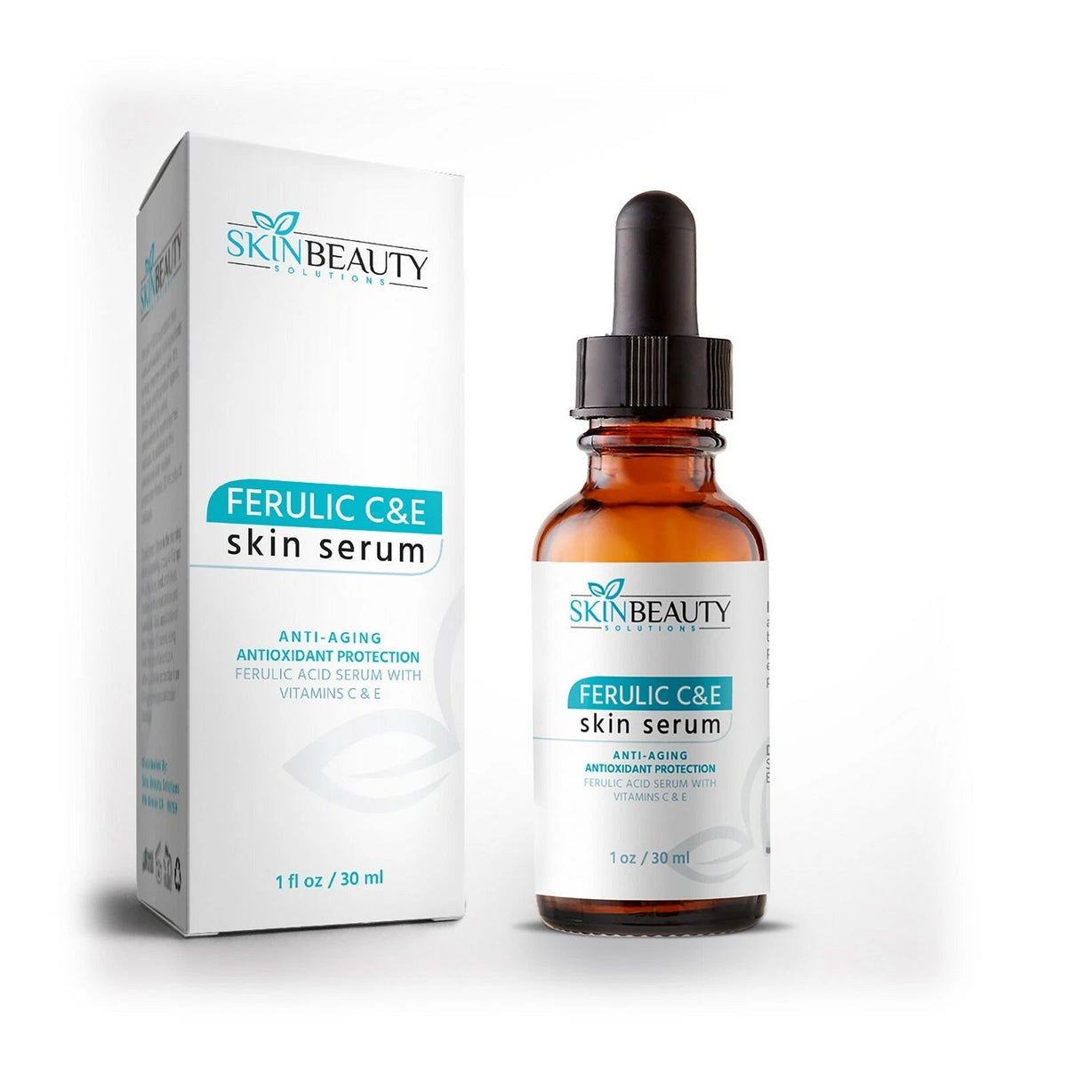 SkinBeauty Solutions Ferulic C&E Skin Serum 30ml bottle with box