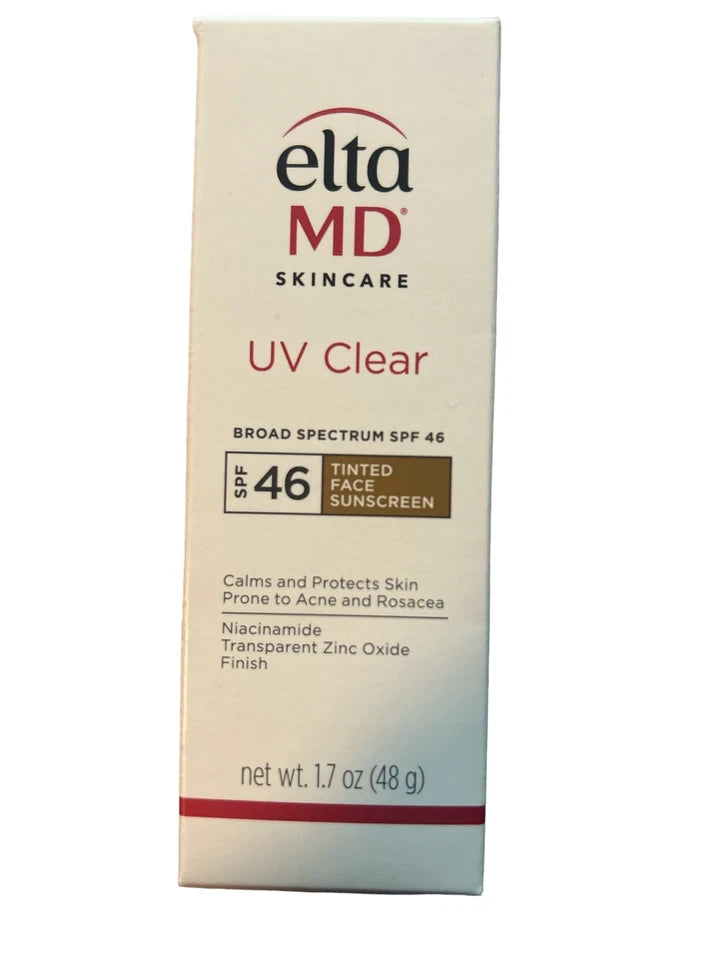 EltaMD UV Clear Broad-Spectrum SPF 46 Tinted 1.7oz / 48g – New In Box