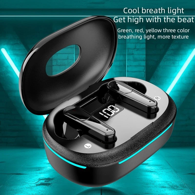TWS Bluetooth Wireless Earbuds with Dual Mic ENC – Compatible with Android & iPhone