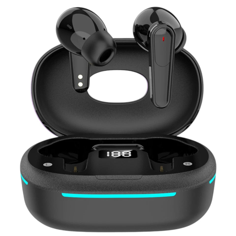 TWS Bluetooth Wireless Earbuds with Dual Mic ENC – Compatible with Android & iPhone
