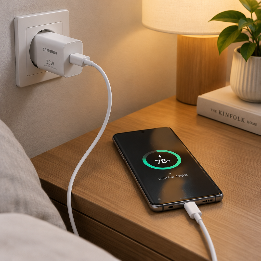 Samsung 25W Charger Lifestyle